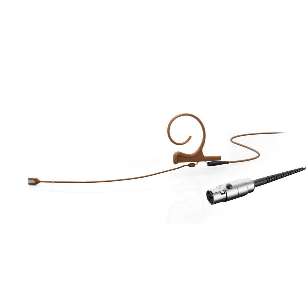 DPA 4166 CORE Omni Flex Earset Mic, 110 mm Boom, Brown, TA4F Mini-XLR