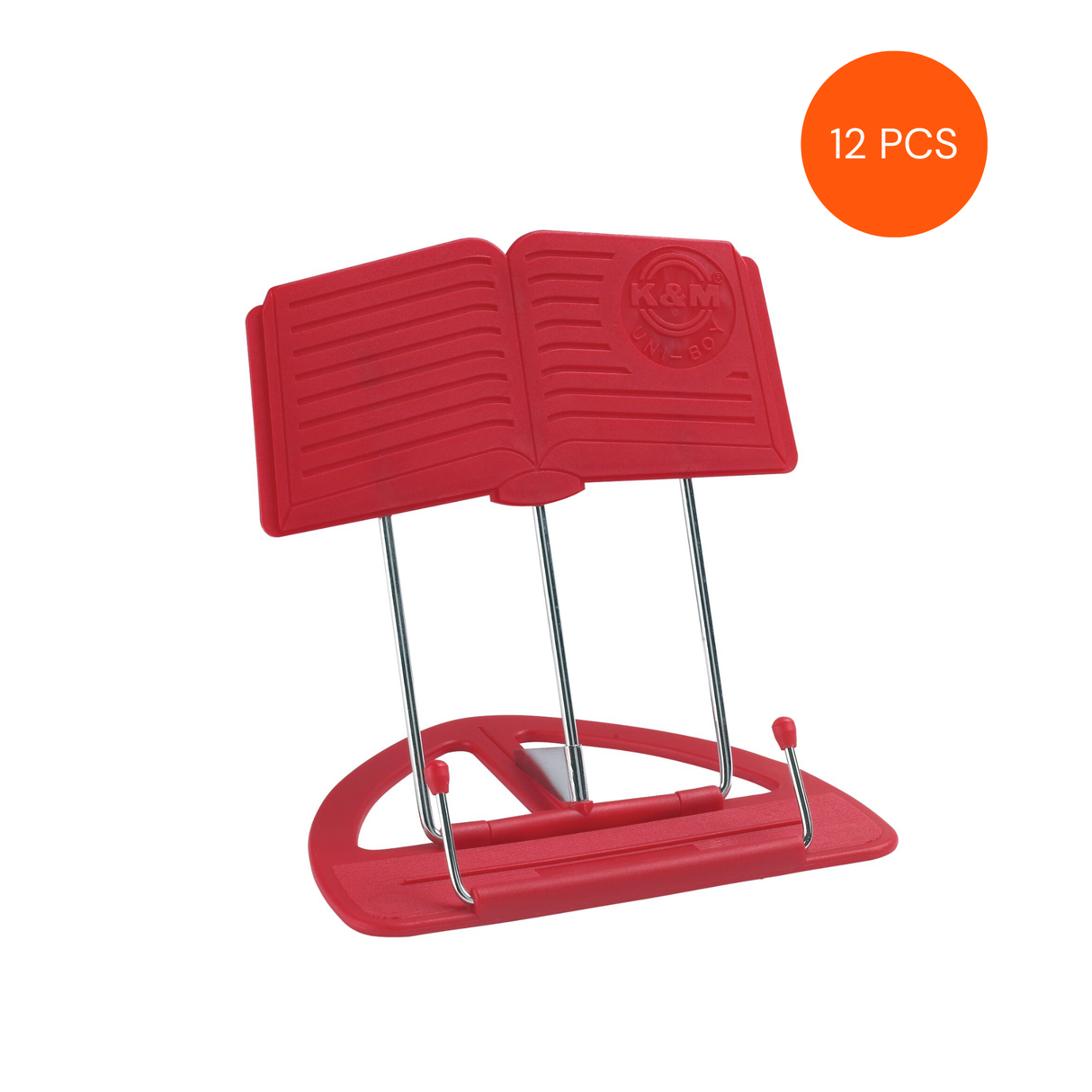 K&M 12450 uni-boy "classic", red, 12-pack