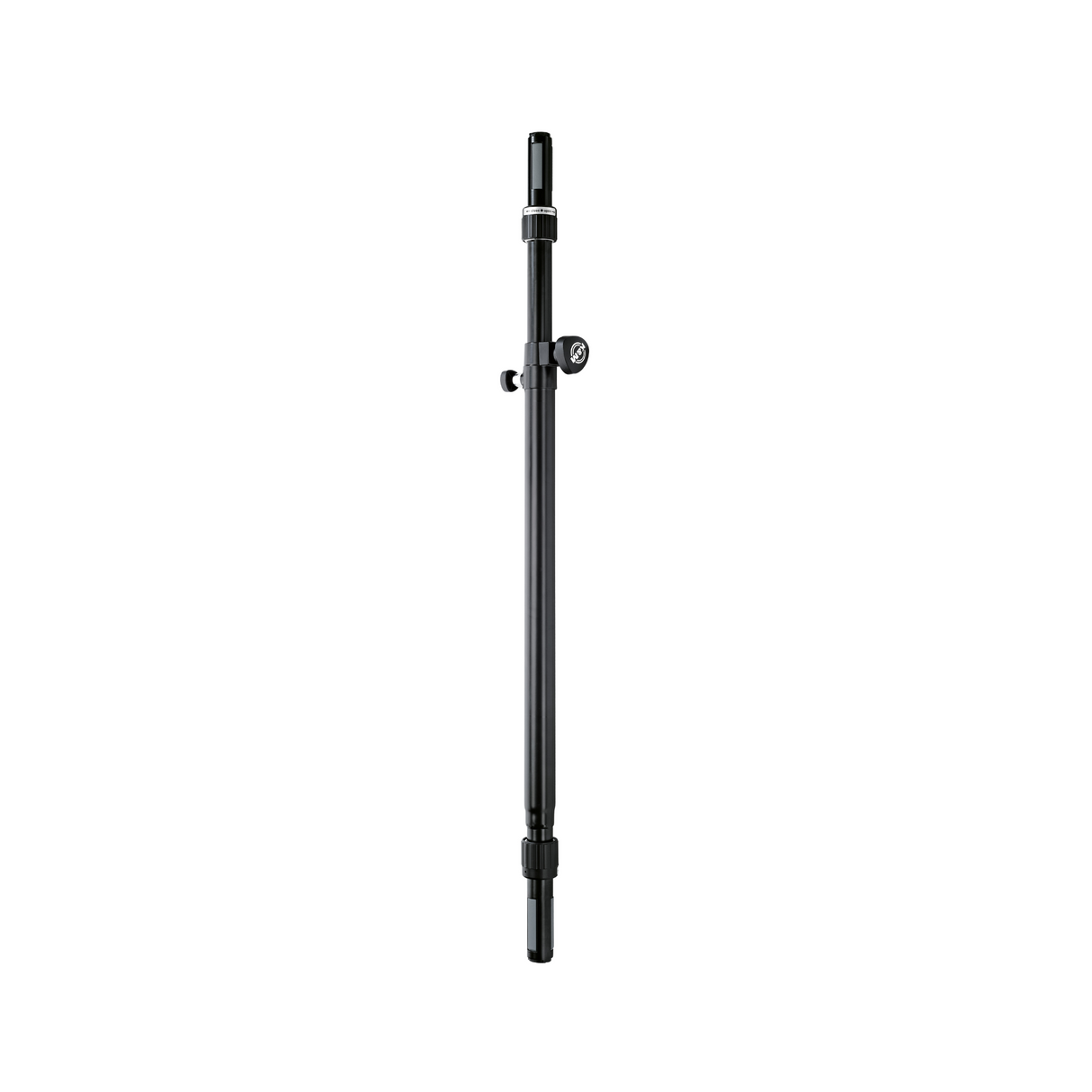 K&M 21366 distance rod "Ring Lock" with spring loaded locking bolt, black