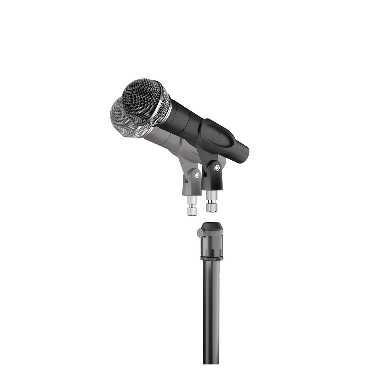 K&M 23900 quick release adaptor for microphones, black