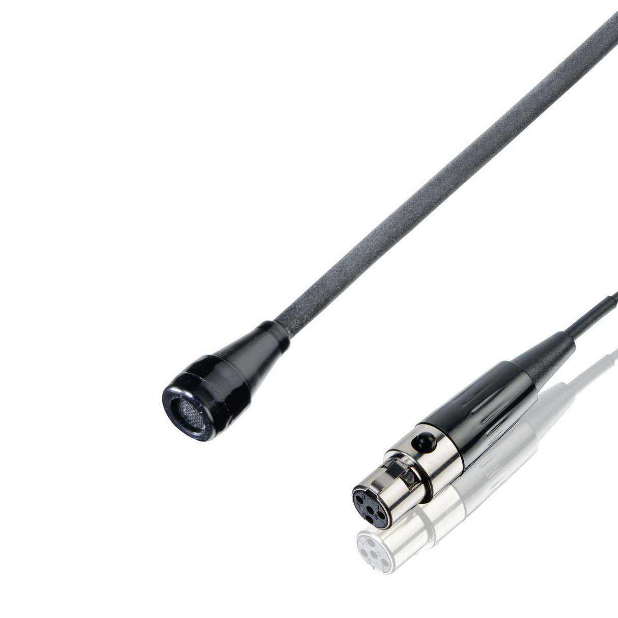 Countryman B3 (round) microphone wired for Shure (Switchcraft TA4F), black, 10dB attenuation