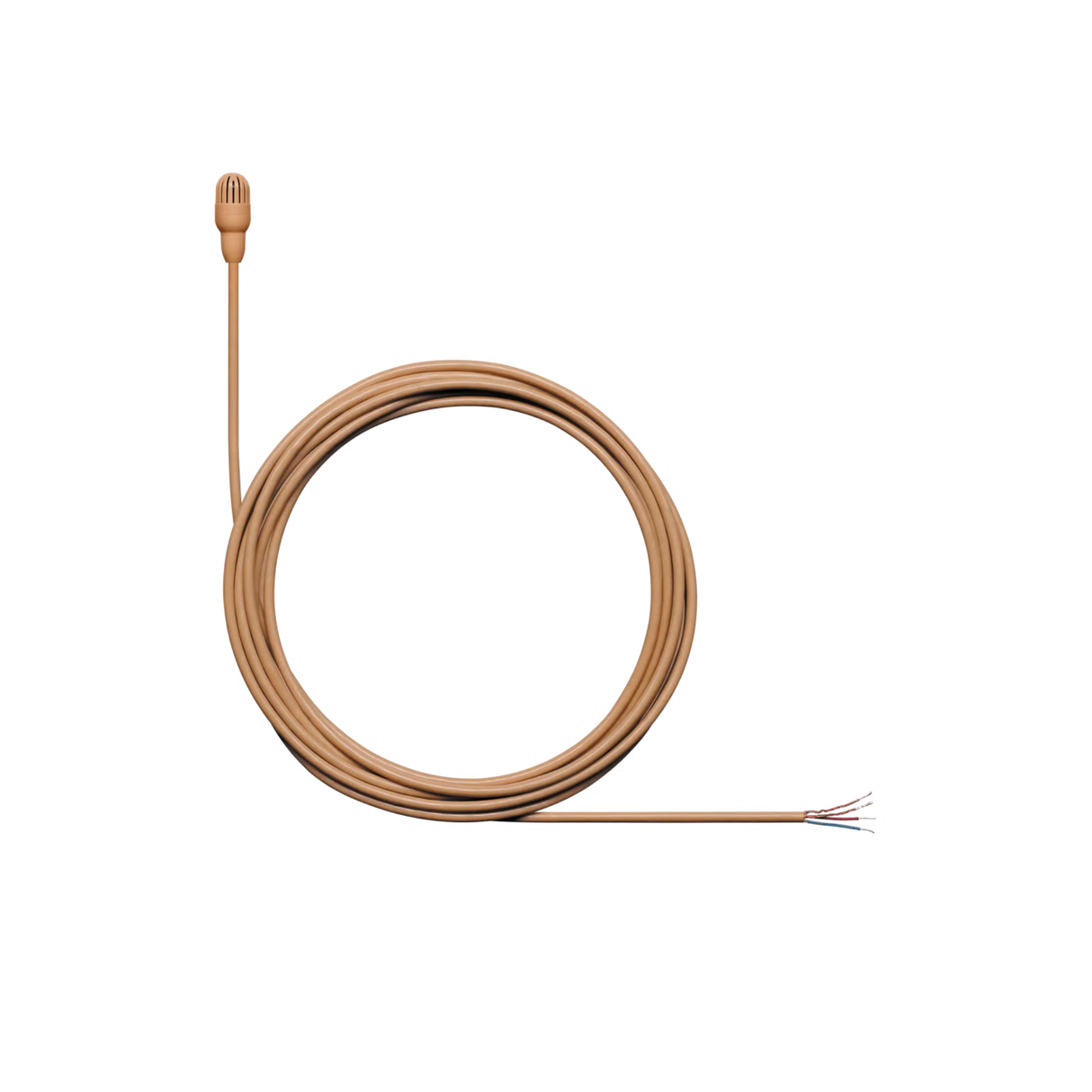 Shure Omnidirectional Condenser Microphone  (Low-sens) with 1.6mm cable without connector (Cocoa)