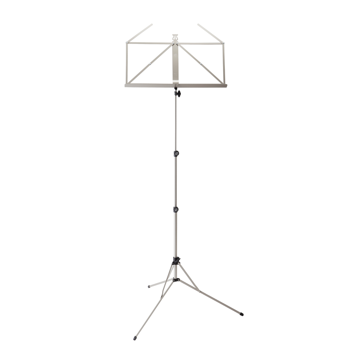 K&M 101 music stand, nickel coloured