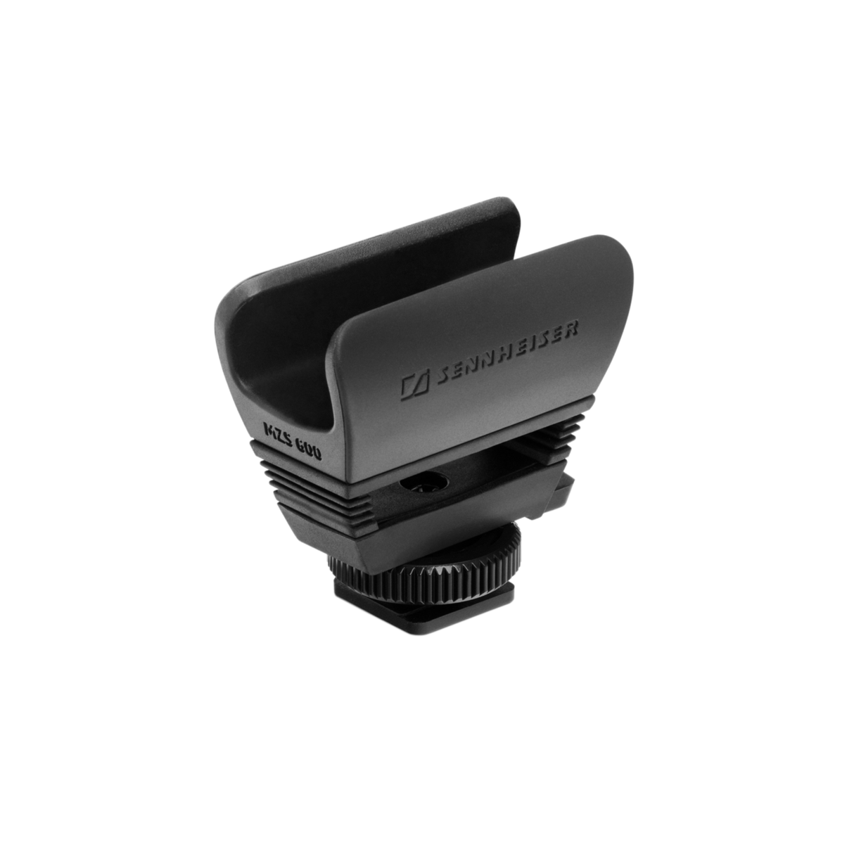 Sennheiser MZS 600 Microphone clip for MKE 600, with vibration dampers and hot shoe adapter, black