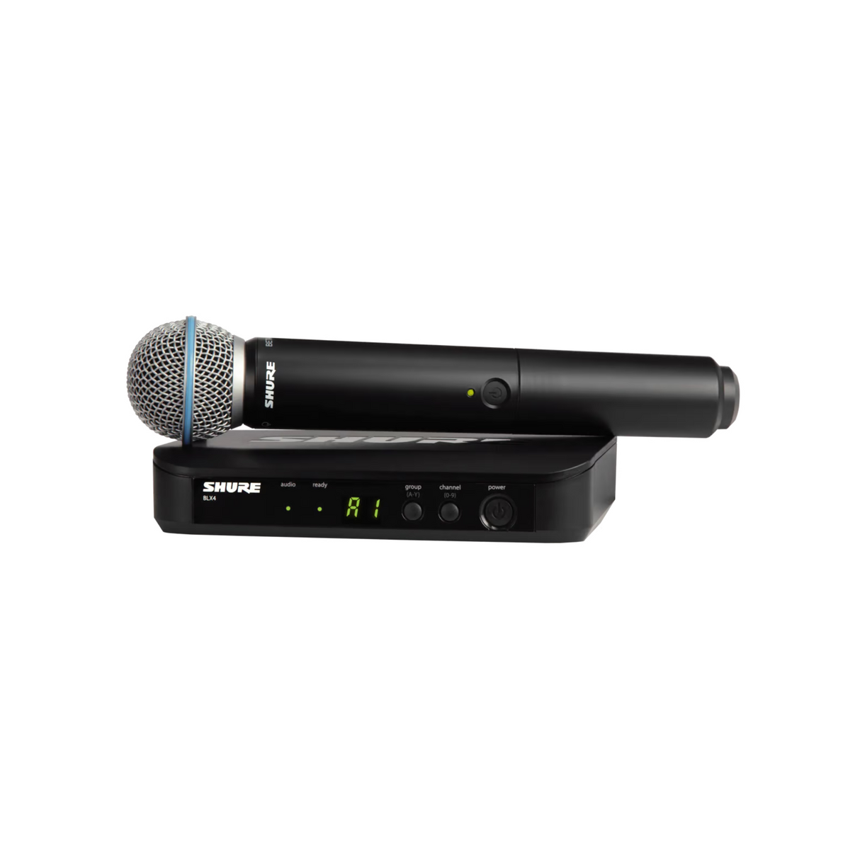 Shure single vocal system with Beta 58A capsule (Ch38-40)