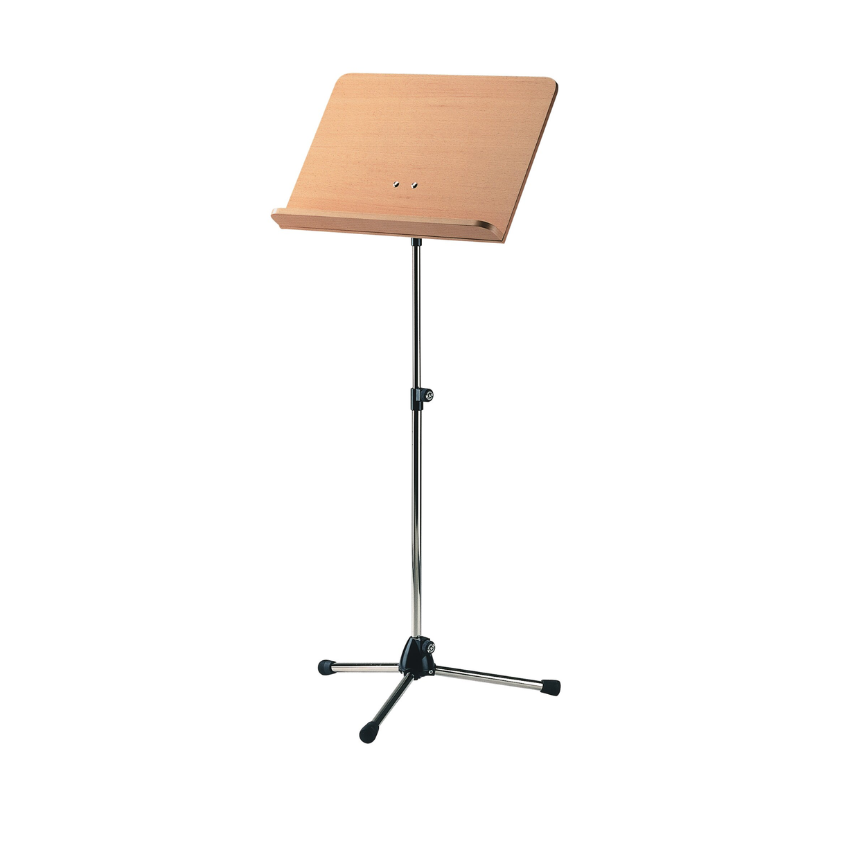 K&M 118/1 orchestra music stand, chrome/beech