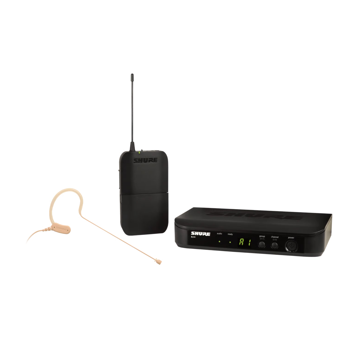 Shure BLX14R/MX53 Wireless Rack-mount Presenter System with MX153 Earset Microphone (606-630 MHz)
