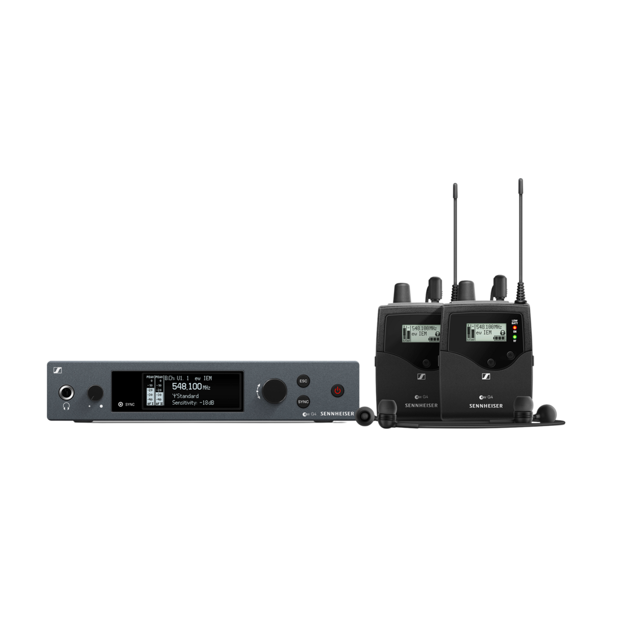 Sennheiser EW IEM G4-TWIN-E Wireless stereo monitoring twin set