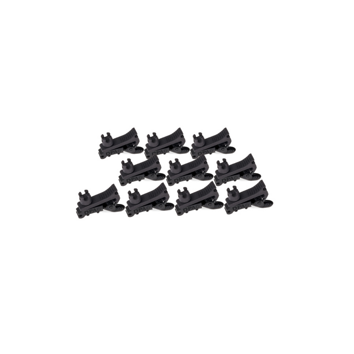 *EX-DEMO* DPA 4-way Clip, Black, 10 pcs