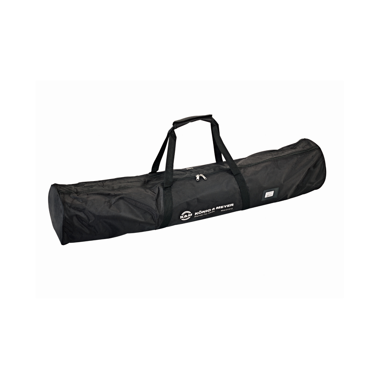 K&M 21312 nylon carry bag with metal zipper; for 2 speaker stands