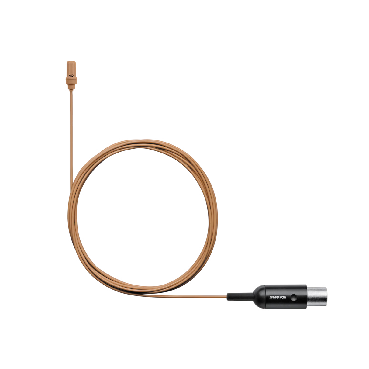 Shure UL4 UniPlex Cardioid Lavalier Microphone, MTQG, cocoa