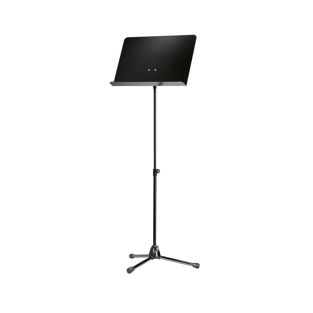 K&M 118/1 orchestra music stand, black/black aluminium