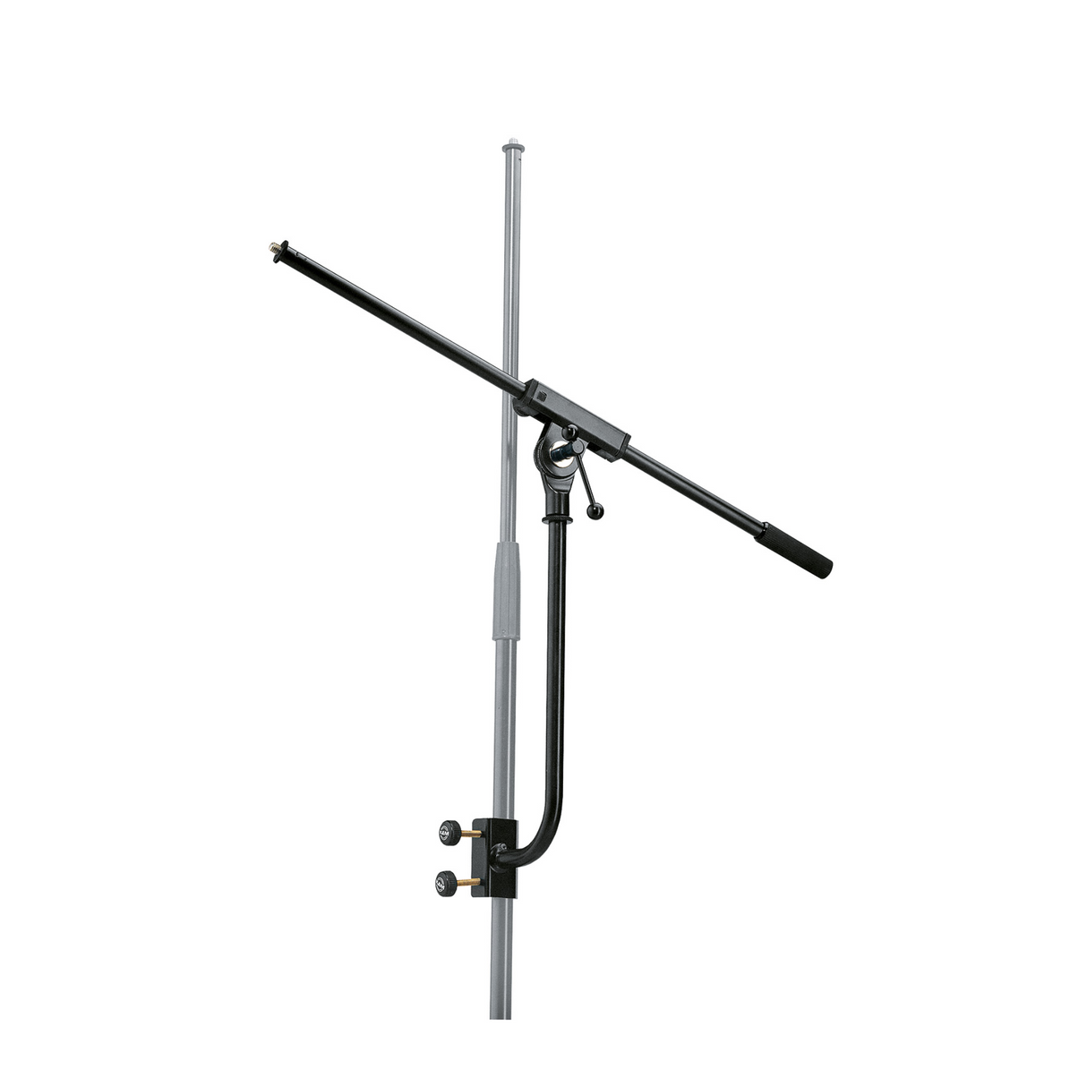 K&M 240/1 microphone mounting arm with boom arm, black