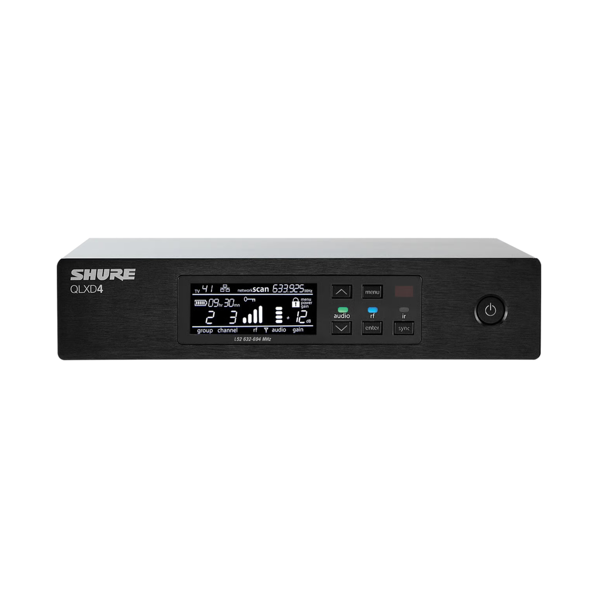 Shure QLX-D Wireless Receiver, Z18