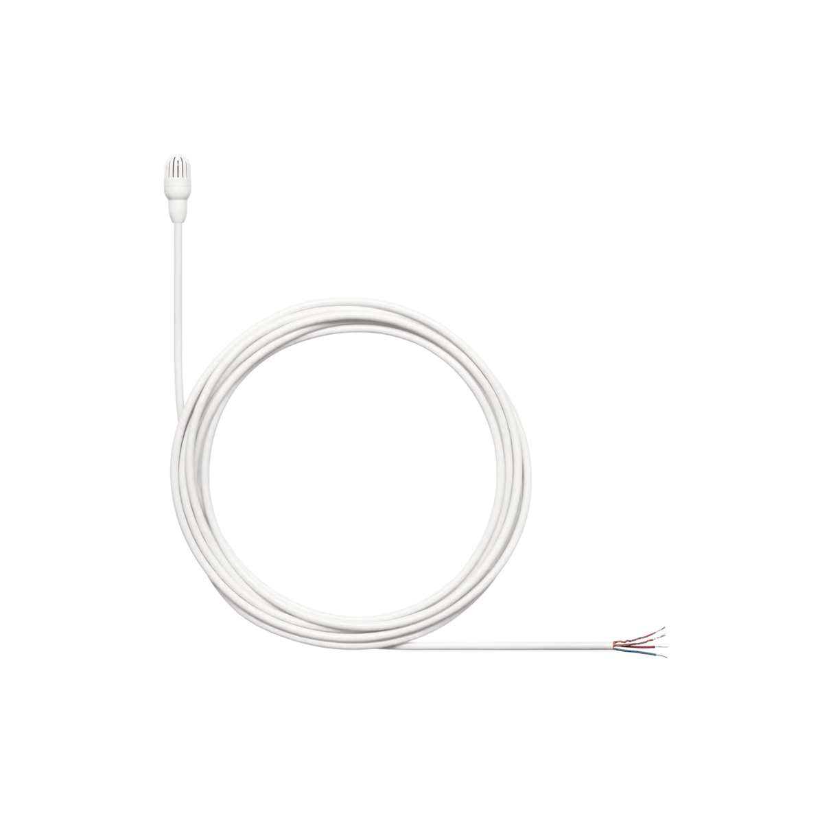 Shure Omnidirectional Condenser Microphone  (Low-sens) with 1.6mm cable without connector (White)