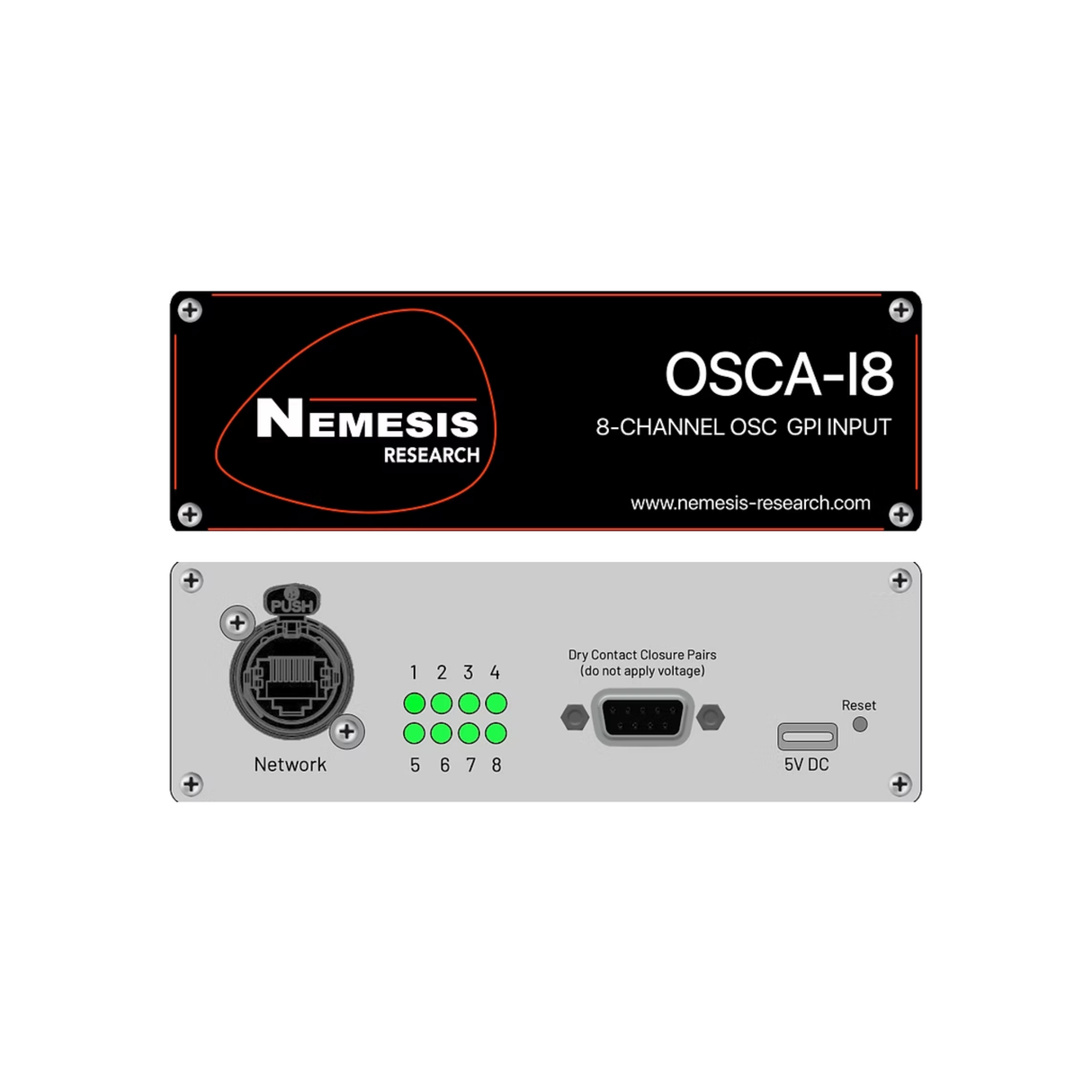 Nemesis OSCA-I8 8 Channel Osc Gpi Input