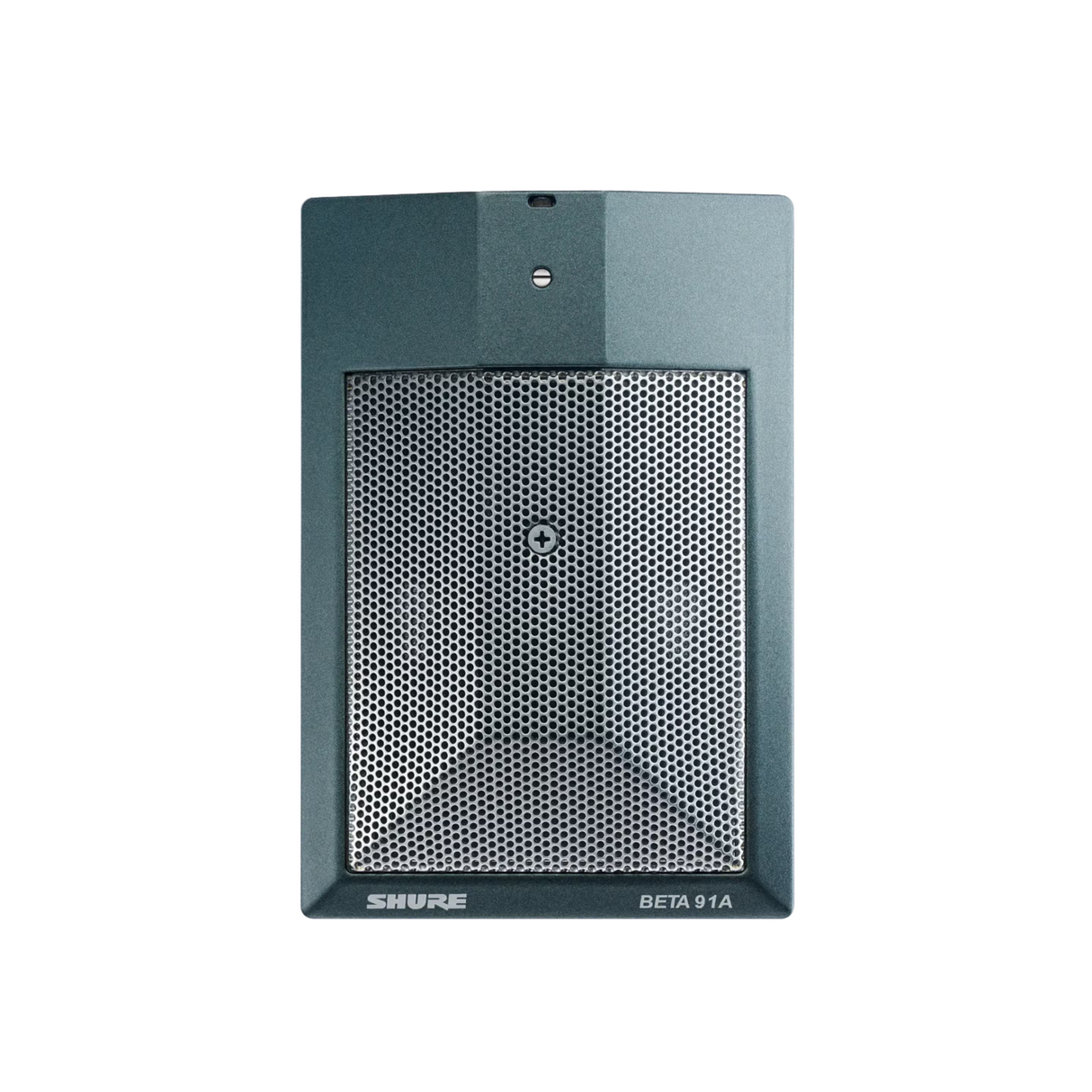 Shure half-cardioid condenser kick-drum microphone integrated preamplifier and XLR connection
