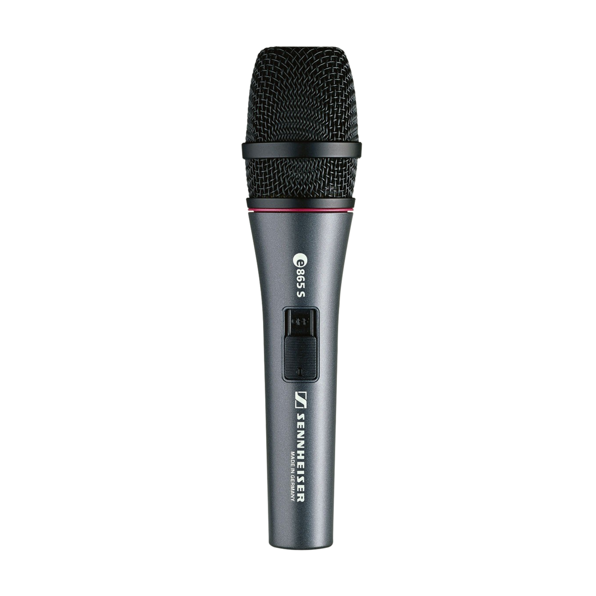 Sennheiser E 865-S Vocal microphone, condenser, supercardioid, I/O switch, 3-pin XLR-M, anthracite