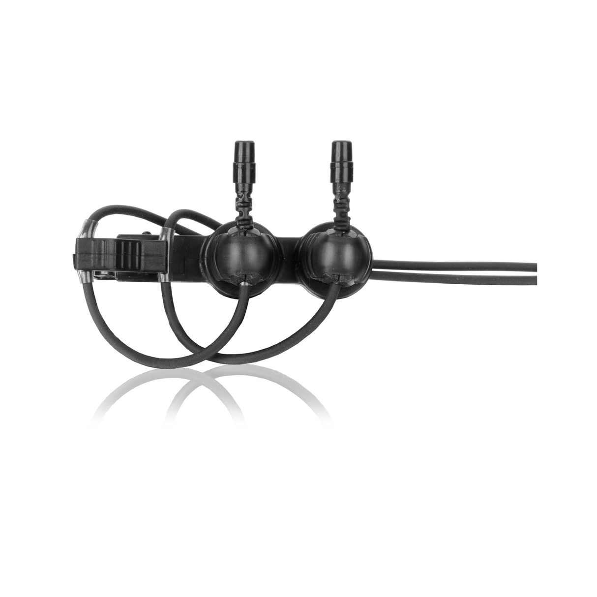 Countryman double isolation clip, black