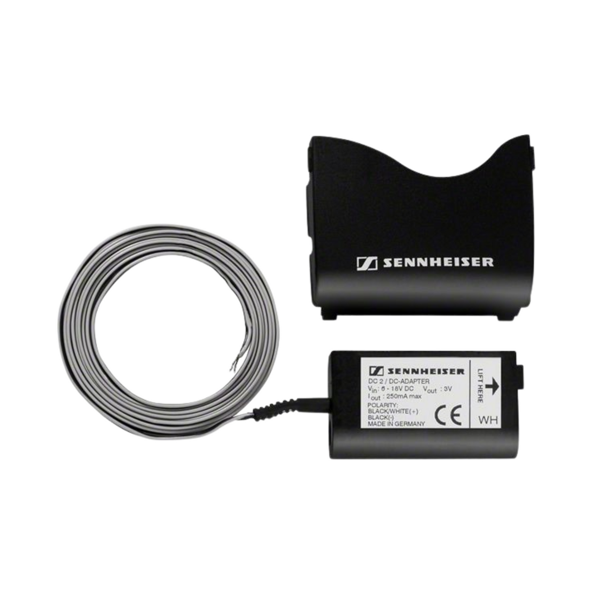 Sennheiser DC 2 Power adapter, for EW bodypack transmitter and receiver from series ew G3 and ew G4,