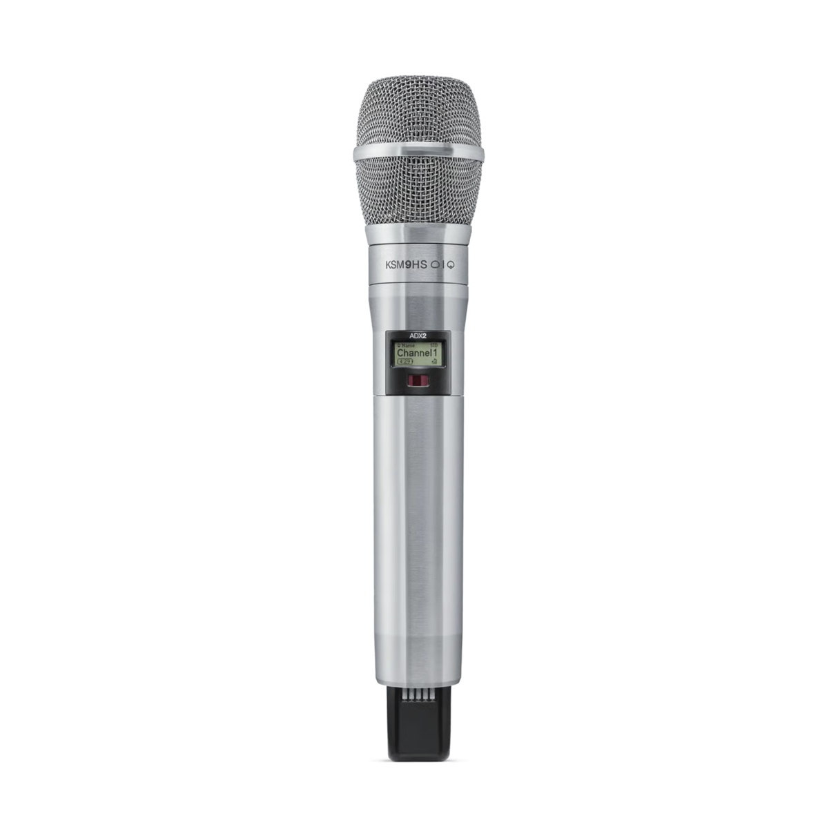 Shure ADX2/K9HS Axient Digital handheld transmitter with KSM9HS capsule (470-636 MHz) (nickel)