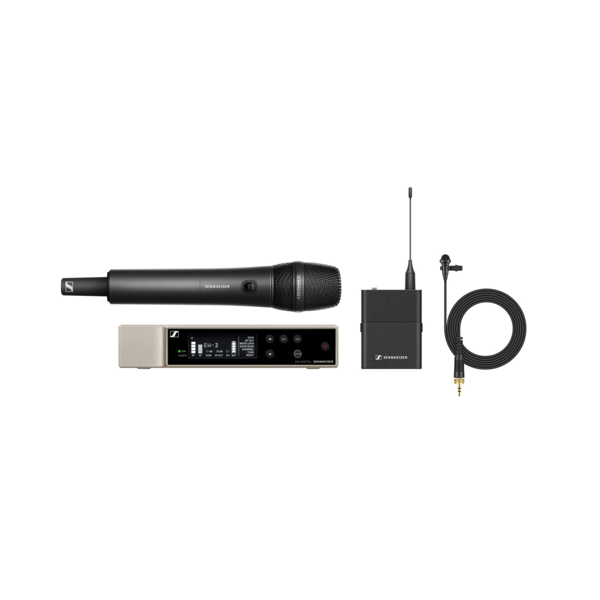 Sennheiser EW-D ME2/835-S SET (S1-7) Includes (1) EW-D EM digital 19 1/2" single channel receiver,