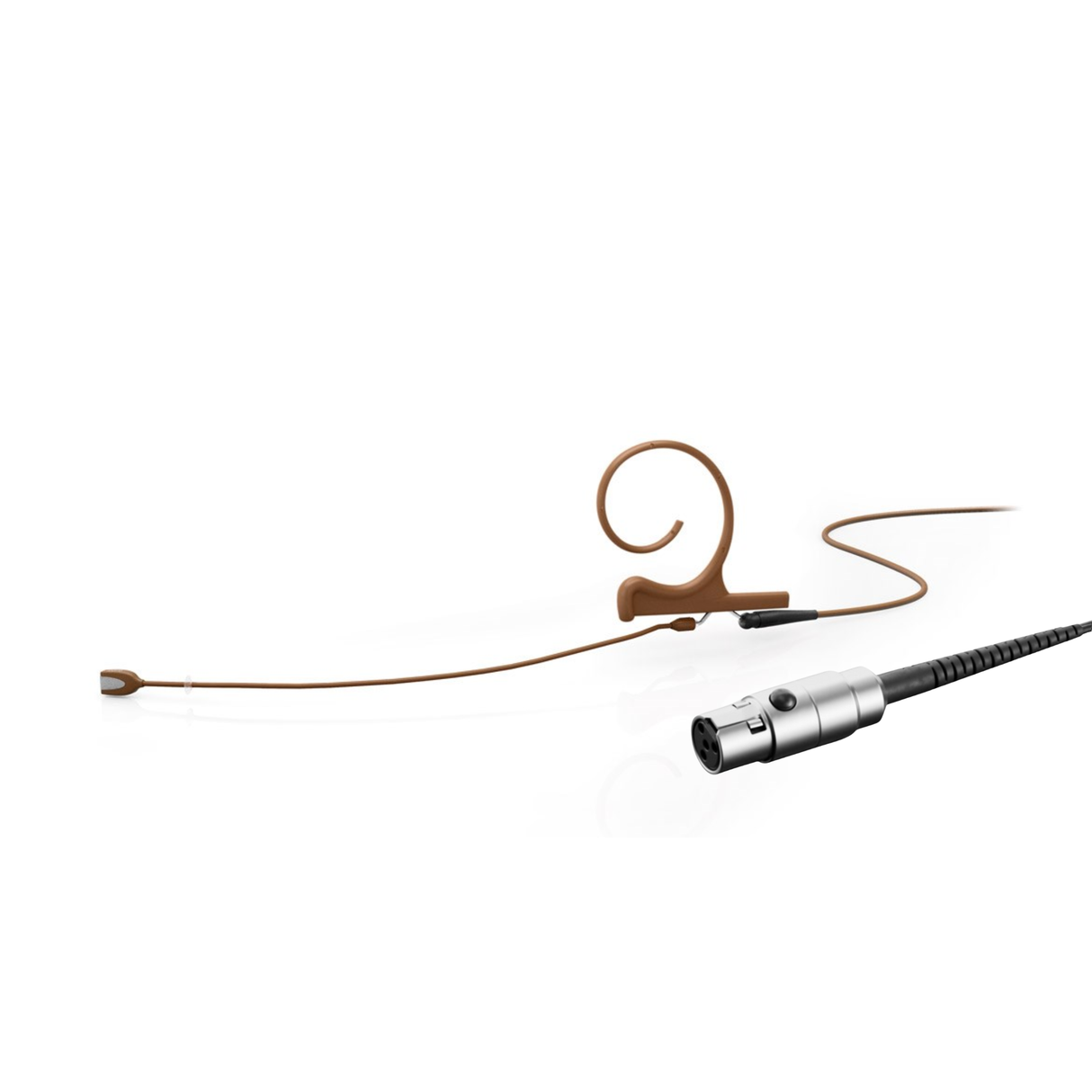 DPA 4166 CORE+ Omni Flex Earset Mic, 110 mm Boom, Brown, TA4F Mini-XLR