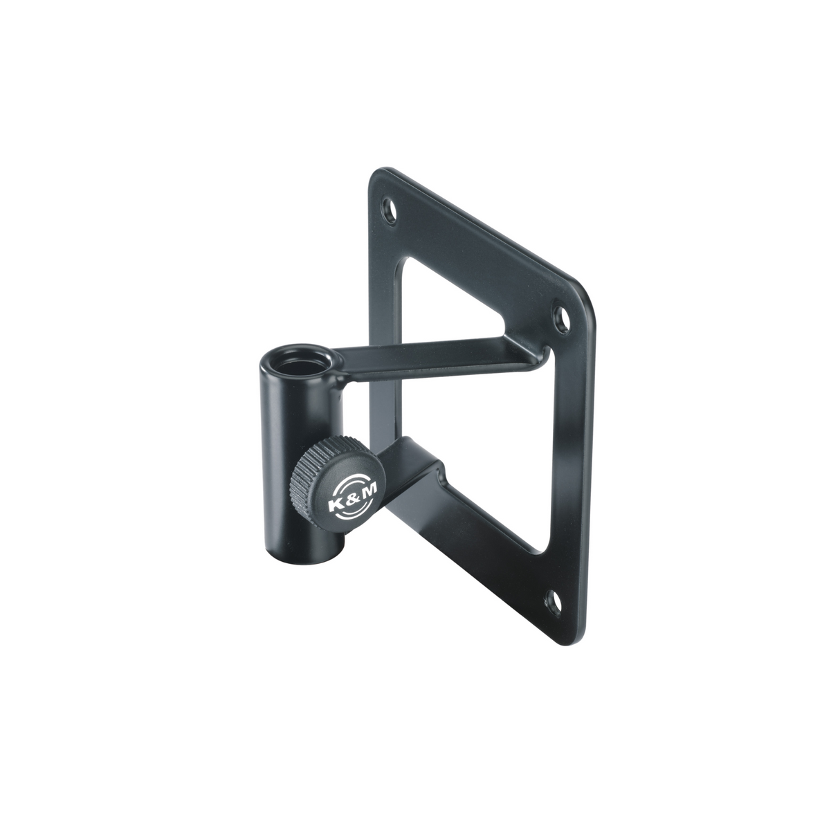 K&M 23856 wall mount for microphone desk arms, black