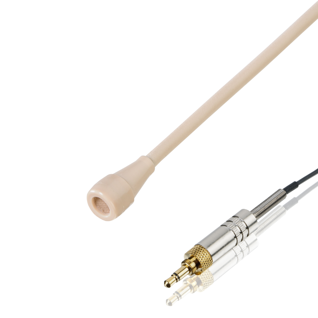 Countryman B3 (round) microphone wired for AKG  (3.5mm locking plug), light beige, no accessories