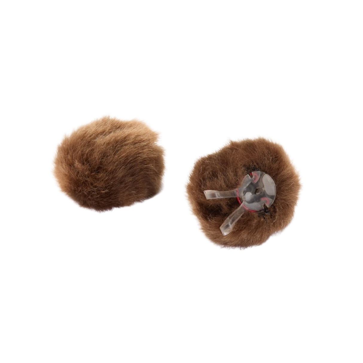 DPA Fur Windscreen, Brown, Small, 2 pcs