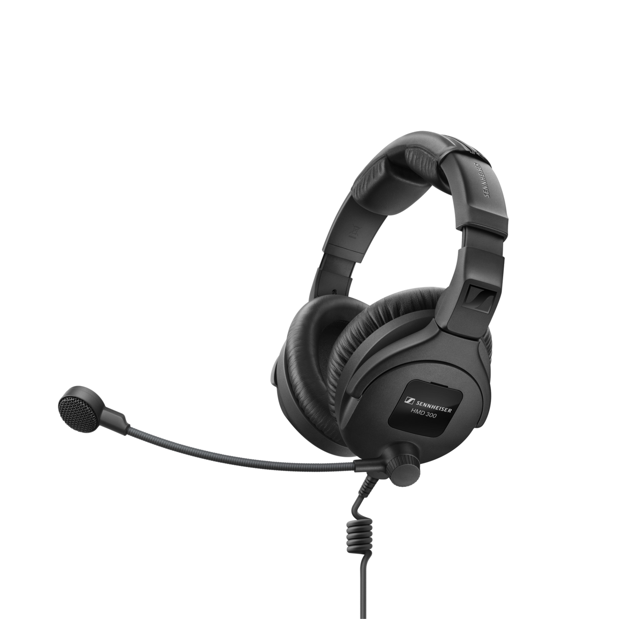 Sennheiser HMD 300 X3K1 closed-back circumaural broadcast headset, switchable ActiveGard© limiting